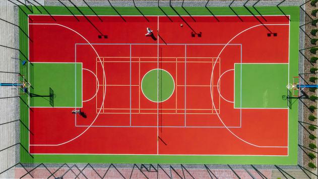 Спортивна площадка зверху